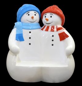 Snowman Bench