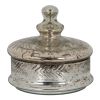 Silver Foil Effect Large Trinket Jar