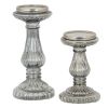 Smoked Midnight Small Candle Pillar