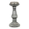 Smoked Midnight Medium Candle Pillar