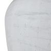Athena Aged Stone Tall Table Lamp With Linen Shade