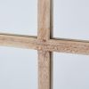 Washed Wood Large Window Mirror