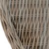 Amalfi Collection Outdoor Bistro Table With Wood Top