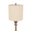 Pallido Candlestick Table Lamp With Linen Shade
