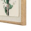Flora & Fauna Collection Shrikes On Linen In Beaded Frame