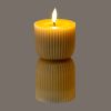 Luxe Collection Natural Glow 2.75x6 Stone Carved LED Candle