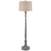 Stella Floor Lamp With Linen Shade