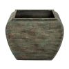 Verdan Square Drum Set Of 2 Planters