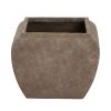 Umber Square Drum Set Of 2 Planters