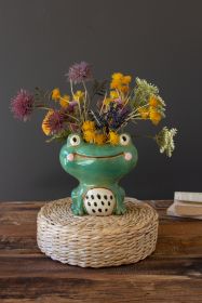Ceramic Frog Planter (Min 2)