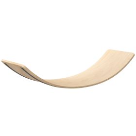 Qaba 35 Inch Wooden Balance Board for Kids Years 3-8, Wood