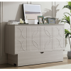 [NEW ARRIVED] [VIDEO PROVIDED]Cabinet Bed with Storage, Queen Bed ,Folding Foam Mattress & Oversized Drawers, Murphy Bed , Set of Sockets & USB Ports
