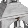 Set Of Three Wooden Lanterns