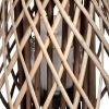 Wicker Bulbous Lantern
