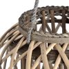 Standing Wicker Lantern