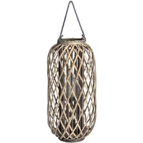 Standing Wicker Lantern (Option: Large)
