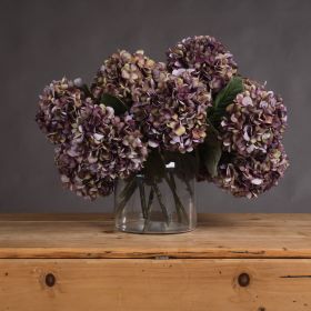 Autumn Hydrangea (Option: Burgundy)