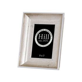 Antique Silver Crackled Effect Photo Frame (Option: 5x7)