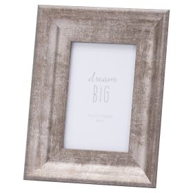 Convex Matt Silver Frame (Option: 4x6)
