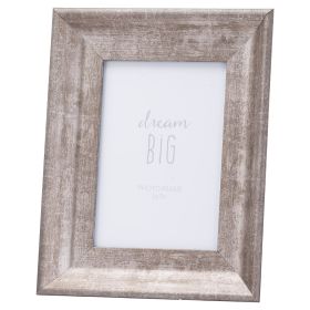 Convex Matt Silver Frame (Option: 5x7)