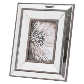 Tristan Mirror And Wood Frame (Option: 5x7)