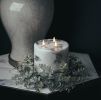 Luxe Collection Natural Glow Marble Effect LED Candle