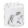 Luxe Collection Natural Glow Marble Effect LED Candle