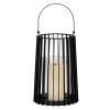 Lynk Lantern With Handle And Glass Candle Holder