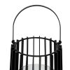 Lynk Lantern With Handle And Glass Candle Holder