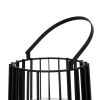 Lynk Lantern With Handle And Glass Candle Holder
