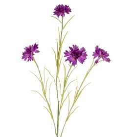 Cornflower Stem (Option: Purple)